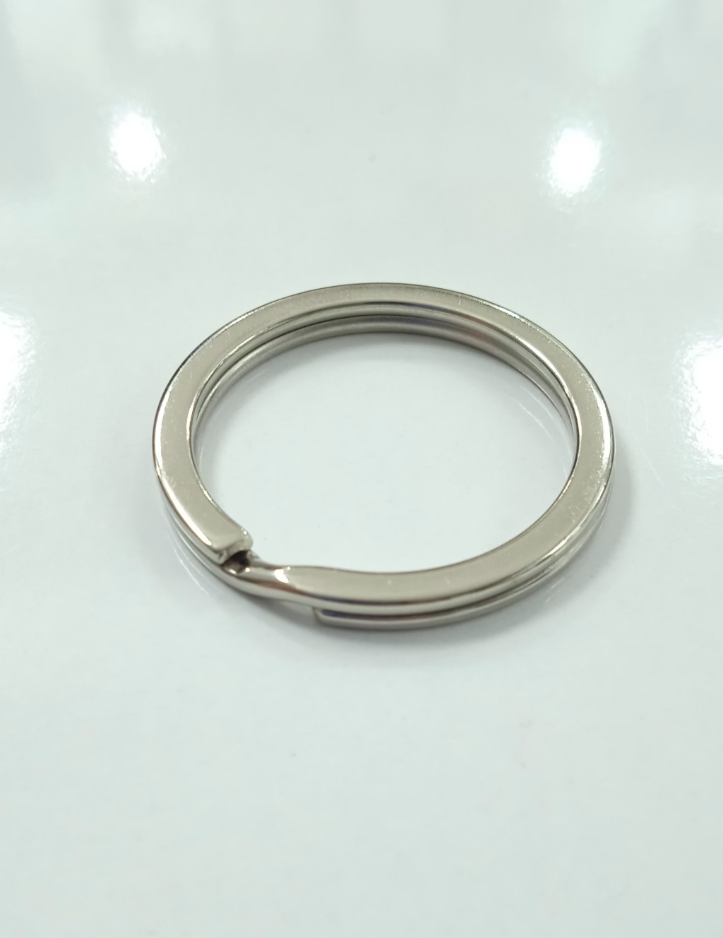 2.5 cm Ezme Anahtarlık Halkası Nikel - (250 )