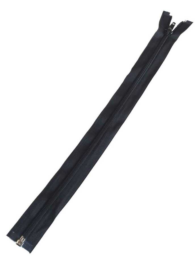 Siyah Renk 20  Cm 10 adet Plastik Diş Fermuar F1