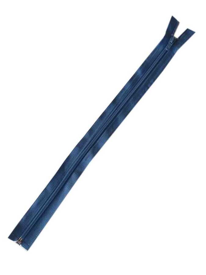 Petrol Mavi Renk 20  Cm 10 adet Plastik Diş Fermuar Fd4