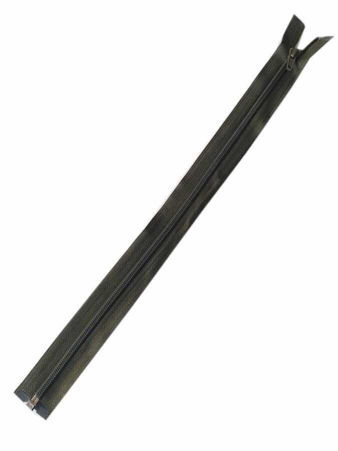 Haki Renk 20  Cm 10 adet Plastik Diş Fermuar Fd9