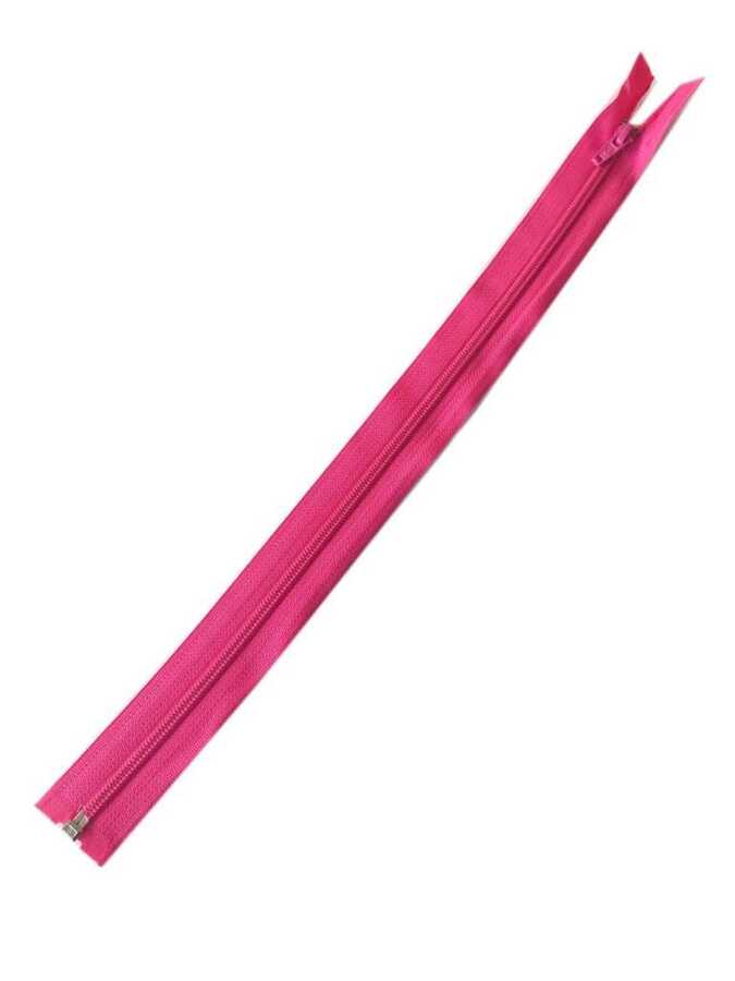 Fuşya Renk 20  Cm 10 adet Plastik Diş Fermuar Fd26