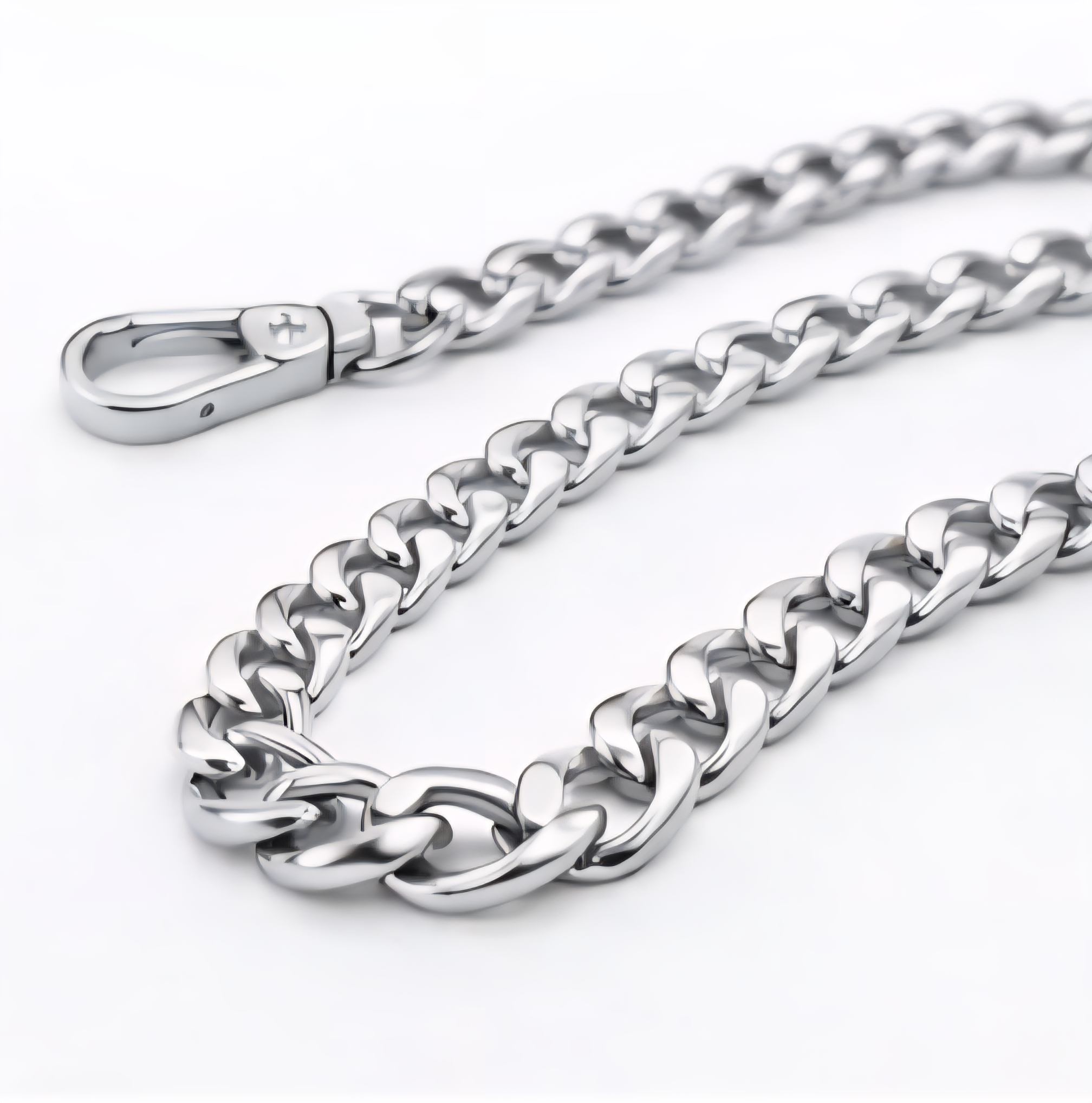 2.8 mm Ezme gümüş NK Çanta Zinciri 120 cm Dayanıklı Metal Askı Zincir Aksesuar
