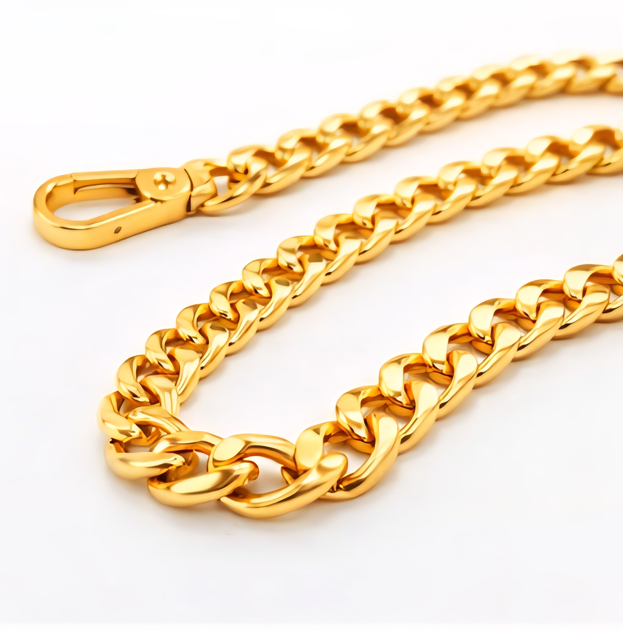 2.8 mm Ezme NK Çanta Zinciri 120 cm Dayanıklı Metal Askı Zincir Aksesuar
